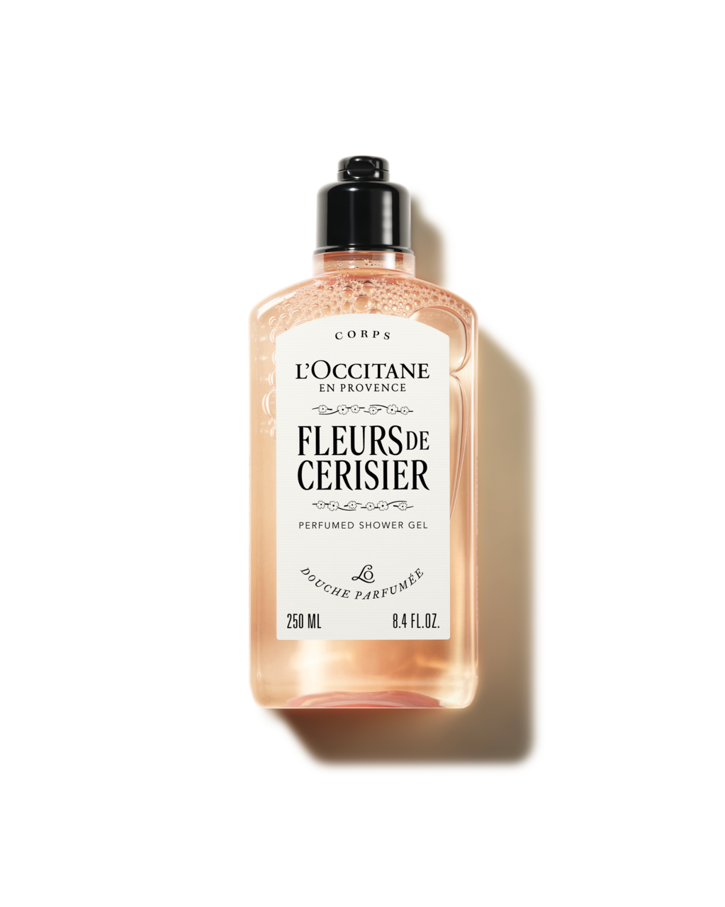 Sabonete L&iacute;quido Corporal Perfumado Fleurs de Cerisier 250mL (Flor de Cerejeira), , large